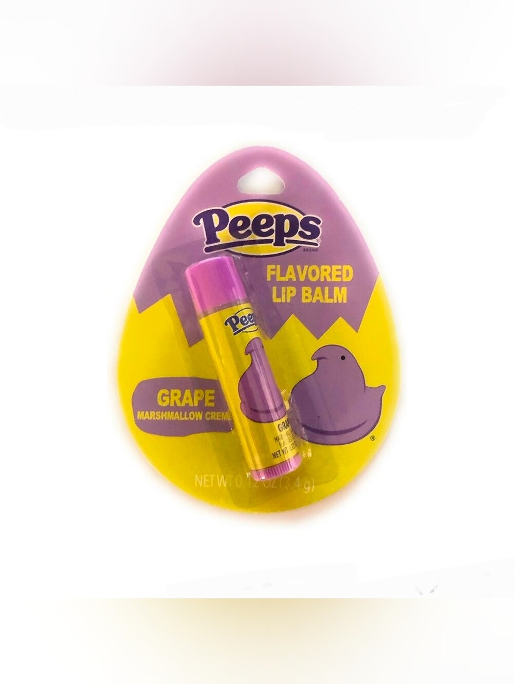 Peeps Grape Flavored Lip Balm - 0.12oz BNIB Limited Edition